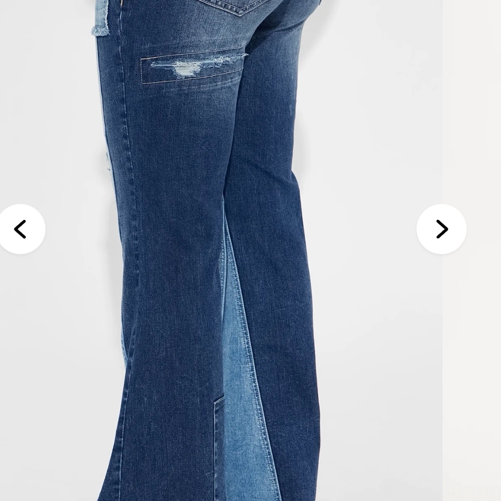 Stylish Blue Flared Jeans